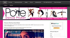 Desktop Screenshot of poledanceschoolphuket.com